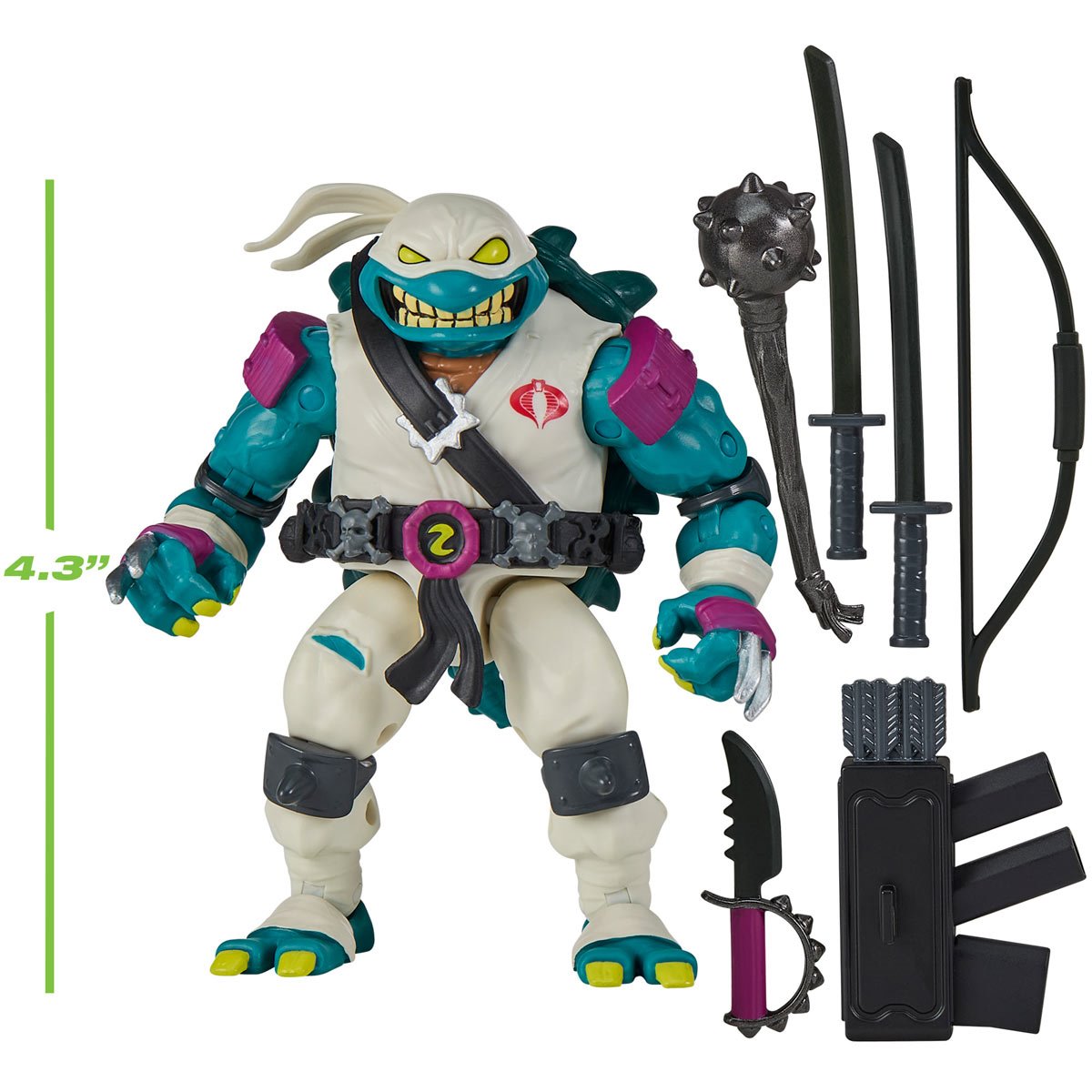 Pre-Order Teenage Mutant Ninja Turtles x G.I. Joe Slash x Storm Shadow Action Figure US-IMPORT PL81936
