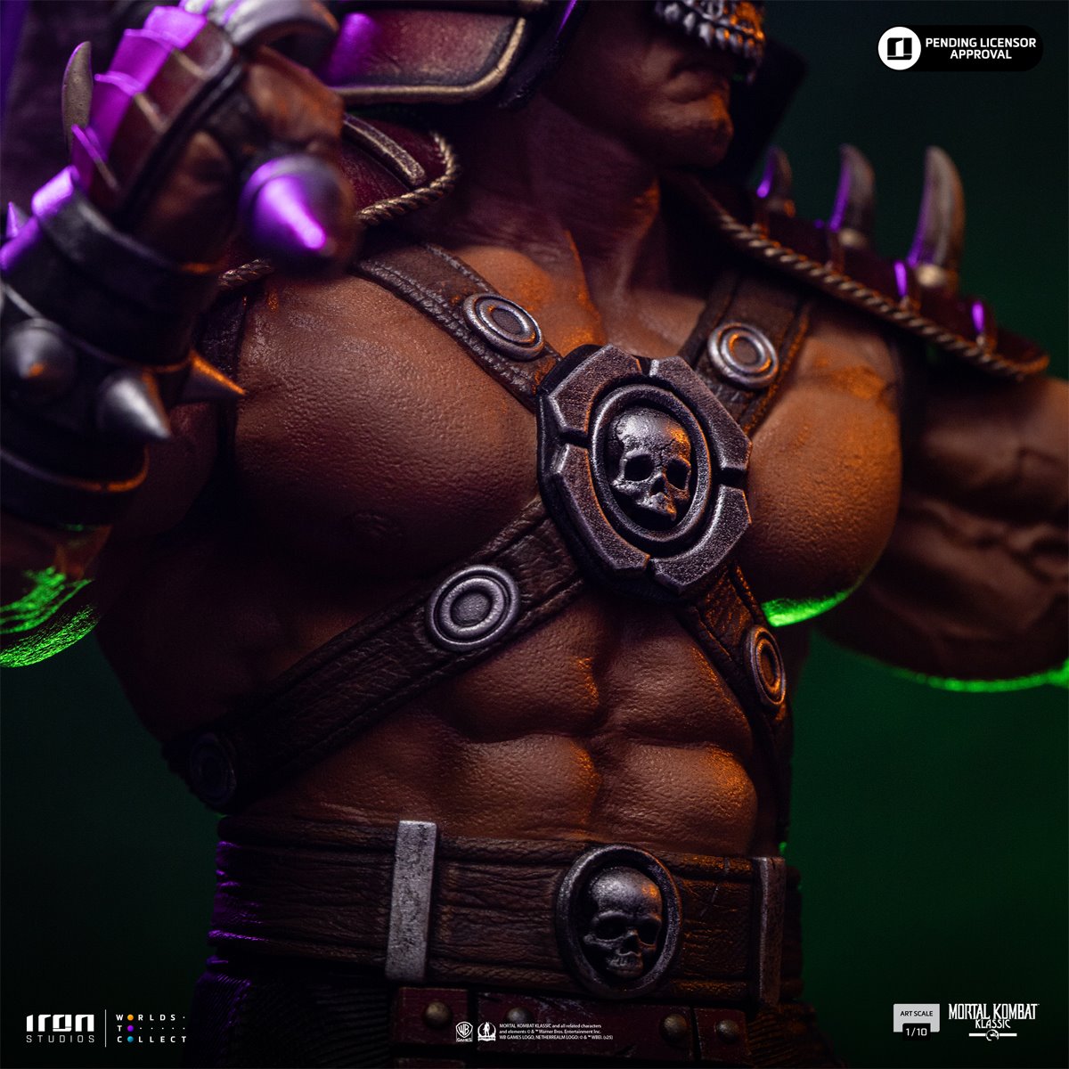 PRE-ORDER Mortal Kombat Shao Kahn Emperor of Outworld 1:10 Art Scale Limited Edition Statue RN36402 US-IMPORT