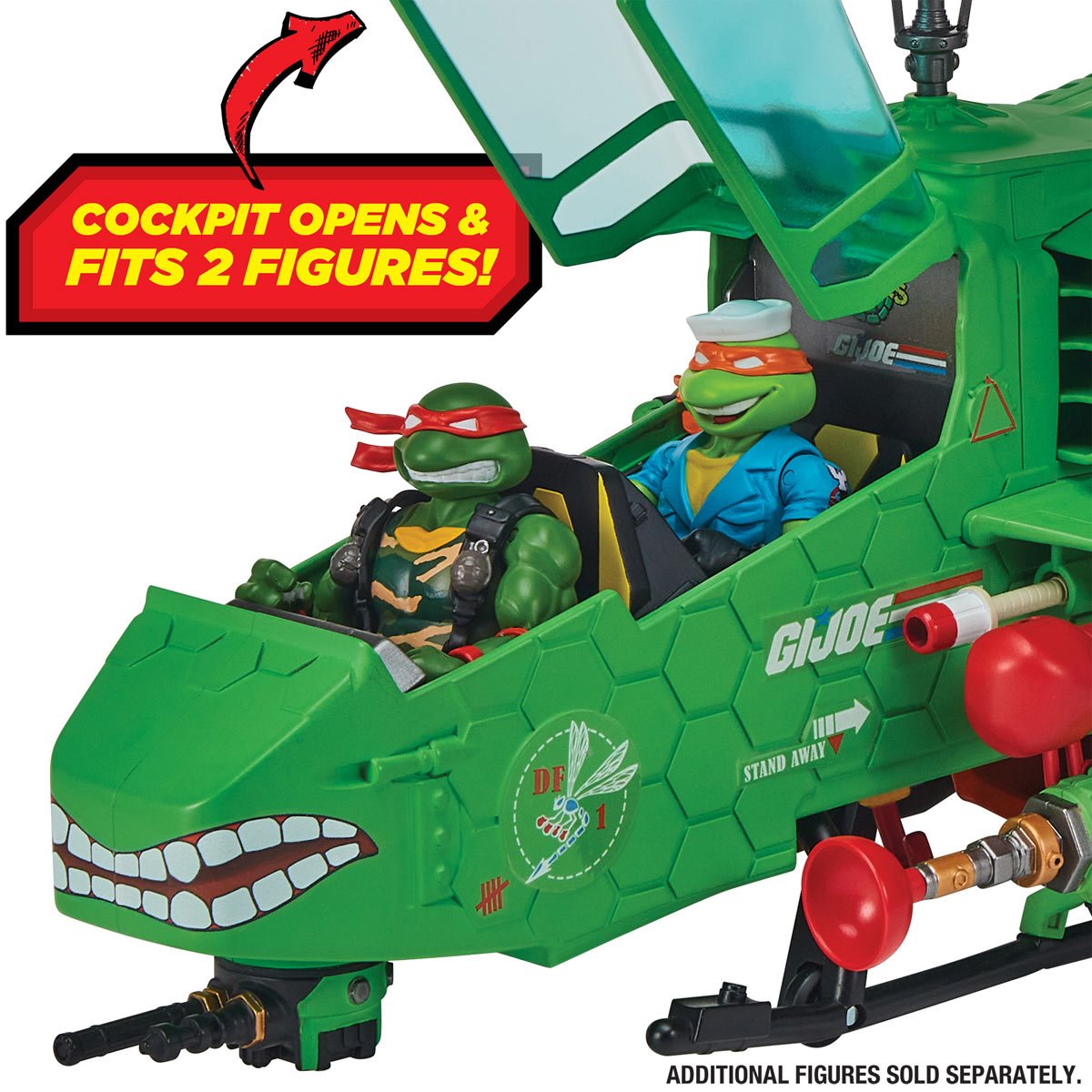 Pre-Order Teenage Mutant Ninja Turtles x G.I. Joe Mobile Strike Force Assault Copter US-IMPORT PL81931