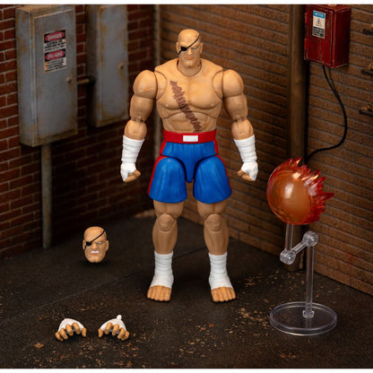 PRE-ORDER Ultra Street Fighter II Sagat 6-Inch Scale Deluxe Action Figure JD35171 US-IMPORT