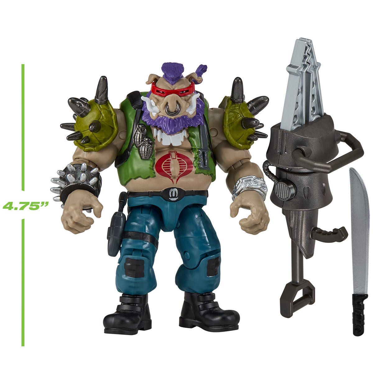 Pre-Order Teenage Mutant Ninja Turtles x G.I. Joe Bebop x Ripper Action Figure US-IMPORT PL81933