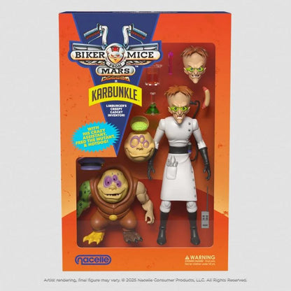 PRE-ORDER Biker Mice from Mars Wave 2 Dr. Karbunkle and Fred The Mutant 7-Inch Scale Action Figures  TNC17611 US-IMPORT