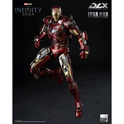 PRE-ORDER Marvel Studios: The Infinity Saga Iron Man Mark 7 Battle Damaged DLX Action Figure TH3Z0969 US-IMPORT