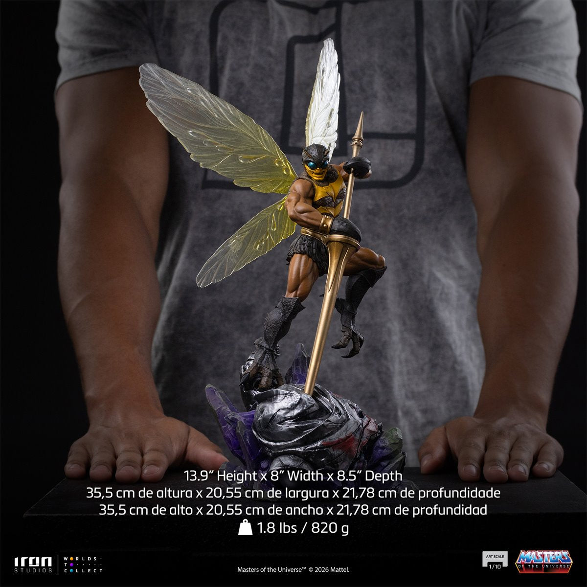 PRE-ORDER Masters of the Universe Buzz-Off 1:10 Art Scale Limited Edition Statue RN37010 US-IMPORT