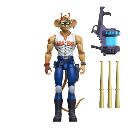 Biker Mice from Mars Sports Bros Home-Run Throttle Action Figure - Previews Exclusive DC317208