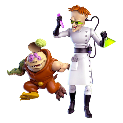 PRE-ORDER Biker Mice from Mars Wave 2 Dr. Karbunkle and Fred The Mutant 7-Inch Scale Action Figures  TNC17611 US-IMPORT