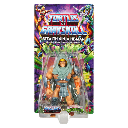 MOTU Origins Turtles of Grayskull Stealth Ninja He-Man HTH18US-Import