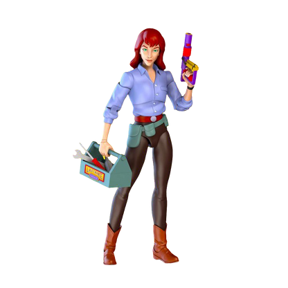 PRE-ORDER Biker Mice from Mars Wave 2 Charley 7-Inch Scale Action Figure TNC17581 US-IMPORT