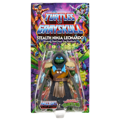 MOTU Origins Turtles of Grayskull Stealth Ninja Leonardo HTH17 US-Import