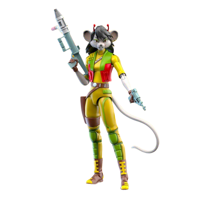 PRE-ORDER Biker Mice from Mars Wave 2 Carbine 7-Inch Scale Action Figure TNC17574 US-IMPORT