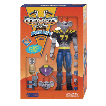 Biker Mice from Mars Sports Bros Touchdown Modo Action Figure - Previews Exclusive DC317192