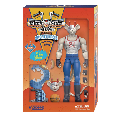 Biker Mice from Mars Sports Bros Slam Dunk Vinnie Action Figure - Previews Exclusive DC317215