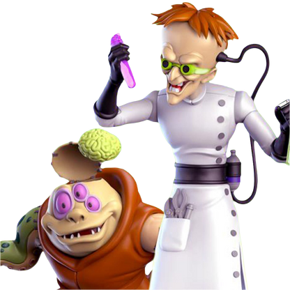 PRE-ORDER Biker Mice from Mars Wave 2 Dr. Karbunkle and Fred The Mutant 7-Inch Scale Action Figures  TNC17611 US-IMPORT