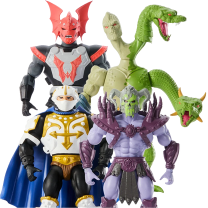 Battle for Eternia Masters of the Universe Origins 4-Pack JFX05 US-Import