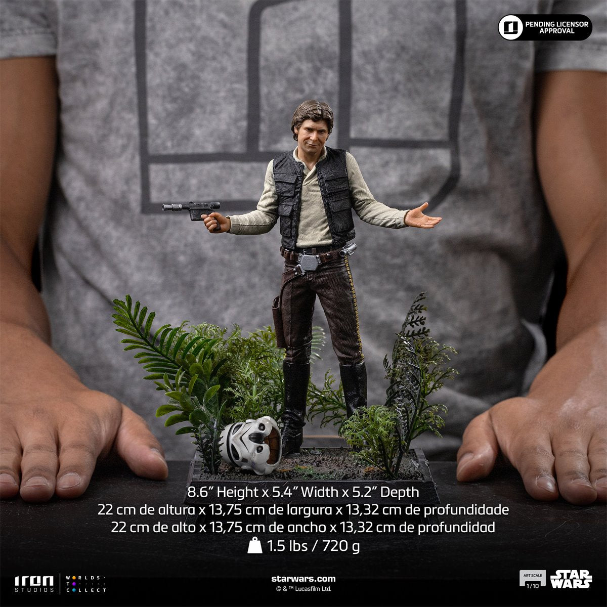 PRE-ORDER Star Wars: Return of the Jedi Han Solo 1:10 Art Scale Limited Edition Statue RN36327 US-IMPORT