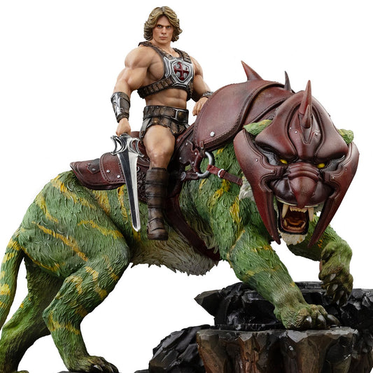 PRE-ORDER Masters of the Universe Movie He-Man and Battle Cat Deluxe 1:10 Art Scale Limited Edition Statue RN36976 US-IMPORT