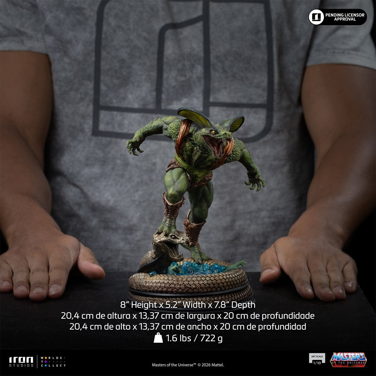 PRE-ORDER Masters of the Universe Kobra Kahn 1:10 Art Scale Limited Edition Statue RN36464 US-IMPORT