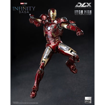 PRE-ORDER Marvel Studios: The Infinity Saga Iron Man Mark 7 Battle Damaged DLX Action Figure TH3Z0969 US-IMPORT