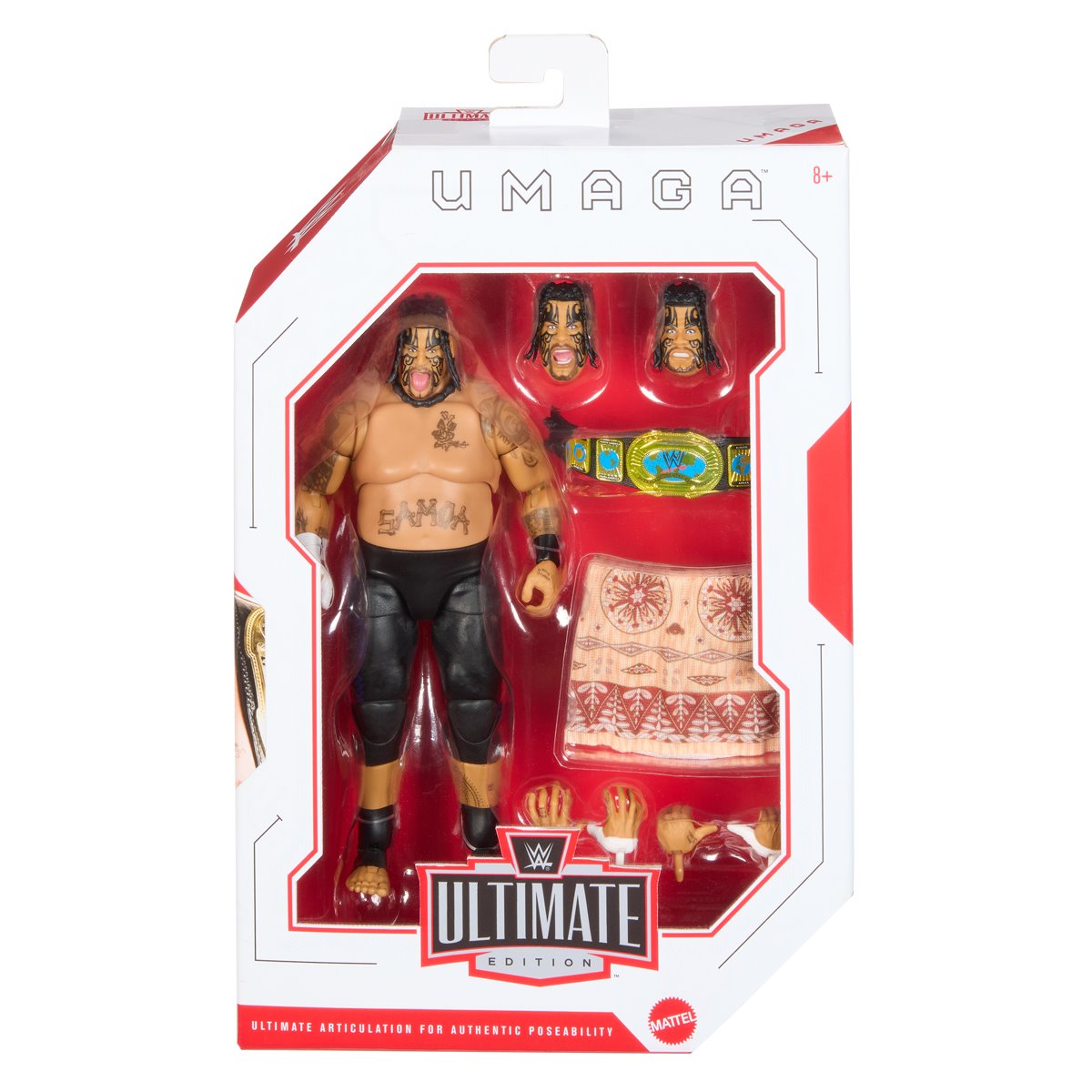 PRE-ORDER WWE Ultimate Edition Wave 29 Umaga Action Figure MTJHV91 US-Import