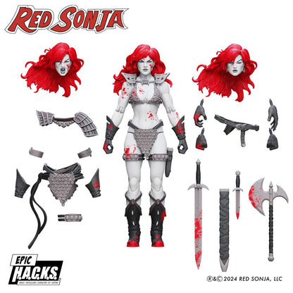 Red Sonja Black, White, and Red Epic H.A.C.K.S. 1:12 Scale Action Figure - Previews Exclusive DC24582 US-IMPORT