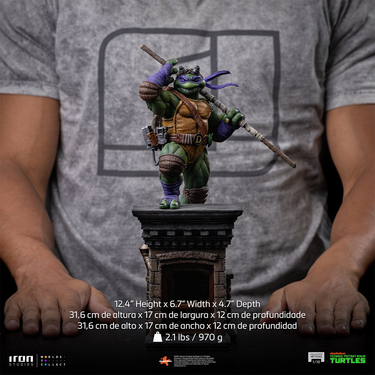 PRE-ORDER Teenage Mutant Ninja Turtles Donatello Unleashed 1:10 Art Scale Limited Edition Statue RN36303 US-IMPORT