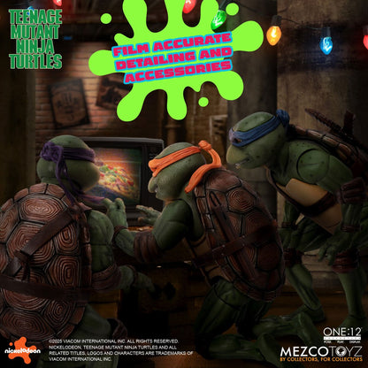 PRE-ORDER Teenage Mutant Ninja Turtles (1990 Movie) Deluxe One:12 Collective Boxed Set Action Figure MZ75516 US-IMPORT