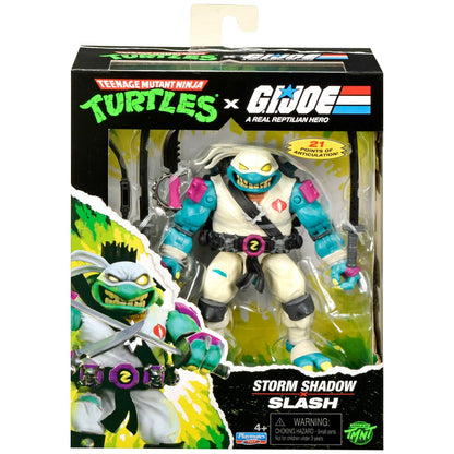 Pre-Order Teenage Mutant Ninja Turtles x G.I. Joe Slash x Storm Shadow Action Figure US-IMPORT PL81936