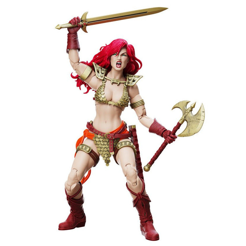 PRE-ORDER Red Sonja Limited Edition: Gold and Red Epic H.A.C.K.S. 1:12 Scale Action Figure BFRS0005 US-IMPORT