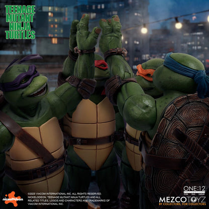 PRE-ORDER Teenage Mutant Ninja Turtles (1990 Movie) Deluxe One:12 Collective Boxed Set Action Figure MZ75516 US-IMPORT