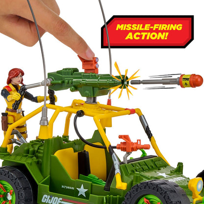Pre-Order Teenage Mutant Ninja Turtles x G.I. Joe All-Weather and Environment (AWE) Shell-Striker Vehicle inkl. Scarlett x AprilAction Figure US-IMPORT PL81926
