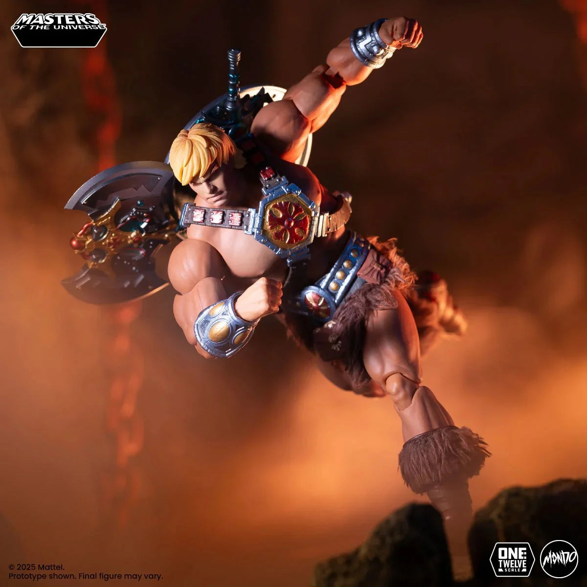 PRE-ORDER Masters of the Universe 200X He-Man 1:12 Scale Action Figure MDCOL071A - US-IMPORT