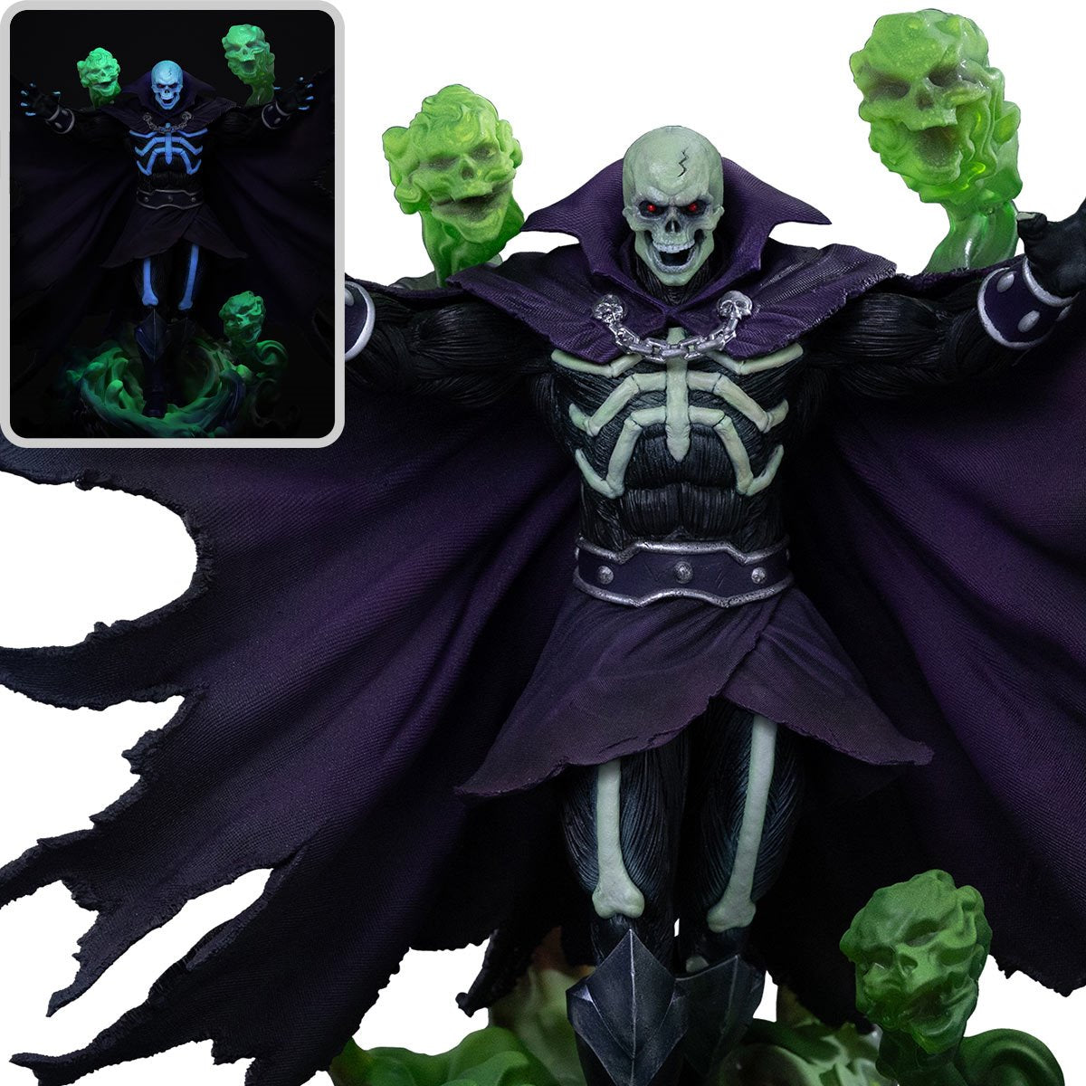 Masters of the Universe Scareglow 1:10 Art Scale Glow-in-the-Dark Limited Edition Statue RN37676 US-IMPORT