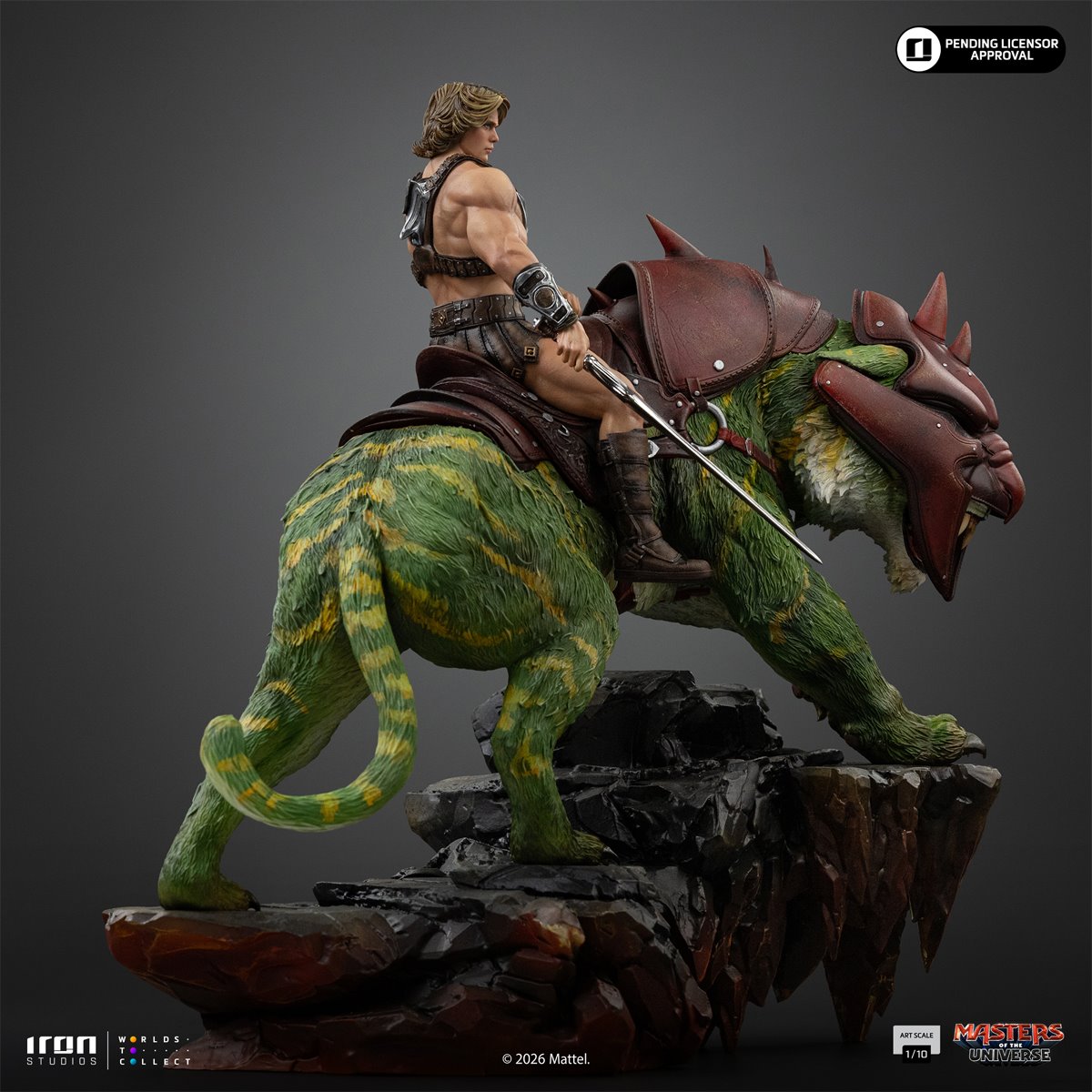PRE-ORDER Masters of the Universe Movie He-Man and Battle Cat Deluxe 1:10 Art Scale Limited Edition Statue RN36976 US-IMPORT