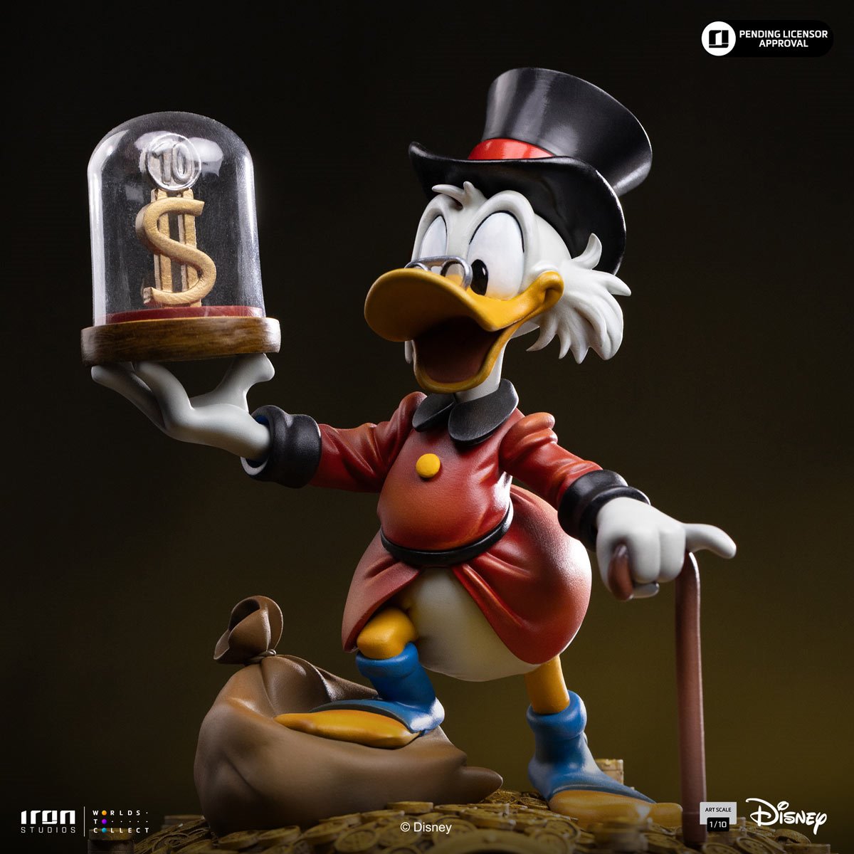DuckTales Uncle Scrooge McDuck 1:10 Art Scale Limited Edition Statue RN37386 US-IMPORT