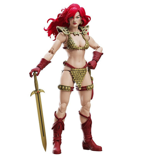 PRE-ORDER Red Sonja Limited Edition: Gold and Red Epic H.A.C.K.S. 1:12 Scale Action Figure BFRS0005 US-IMPORT
