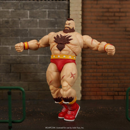 Pre-Order Ultra Street Fighter II Zangief Deluxe 6-Inch Scale Action Figure US-IMPORT JD35742