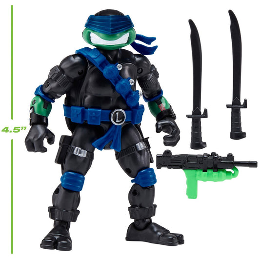 Pre-Order Teenage Mutant Ninja Turtles x G.I. Joe Leonardo x Snake Eyes Action Figure US-IMPORT PL81986