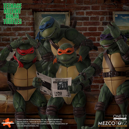 PRE-ORDER Teenage Mutant Ninja Turtles (1990 Movie) Deluxe One:12 Collective Boxed Set Action Figure MZ75516 US-IMPORT