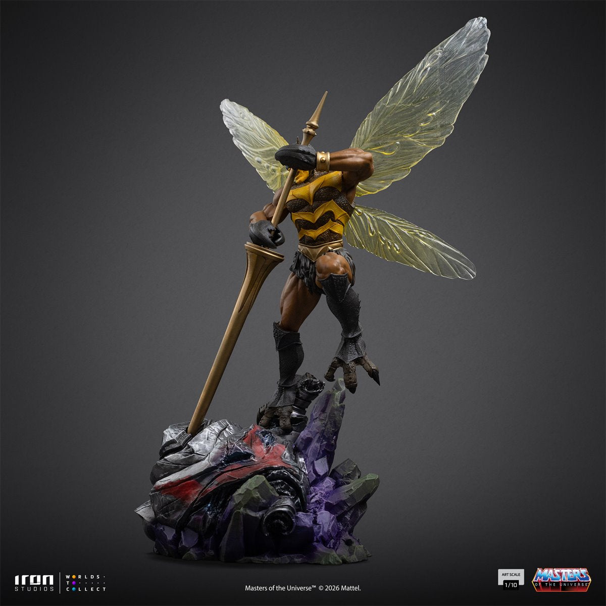 PRE-ORDER Masters of the Universe Buzz-Off 1:10 Art Scale Limited Edition Statue RN37010 US-IMPORT