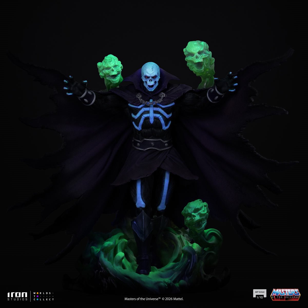 Masters of the Universe Scareglow 1:10 Art Scale Glow-in-the-Dark Limited Edition Statue RN37676 US-IMPORT
