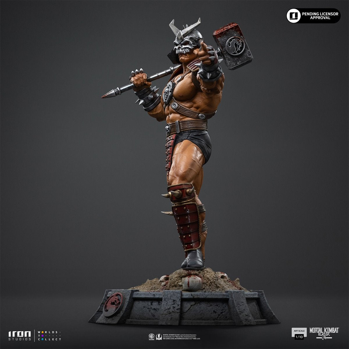 PRE-ORDER Mortal Kombat Shao Kahn Emperor of Outworld 1:10 Art Scale Limited Edition Statue RN36402 US-IMPORT