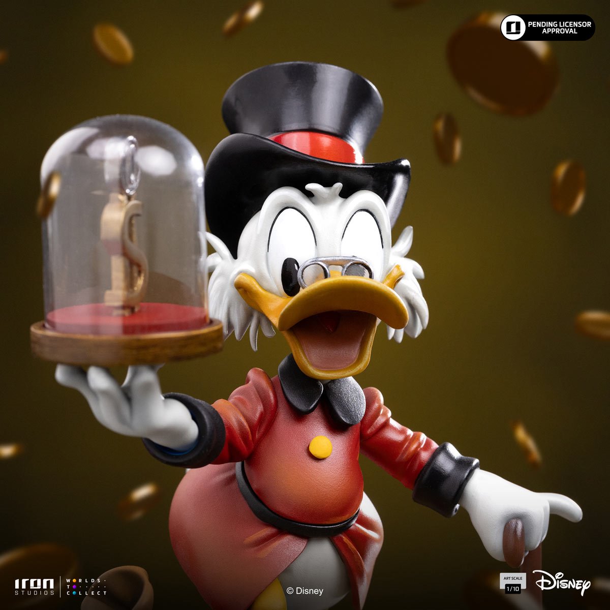 DuckTales Uncle Scrooge McDuck 1:10 Art Scale Limited Edition Statue RN37386 US-IMPORT