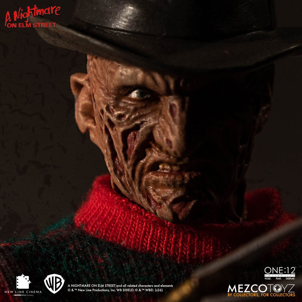 PRE-ORDER A Nightmare on Elm Street Freddy Krueger One:12 Collective Action Figure MZ77390 US-IMPORT