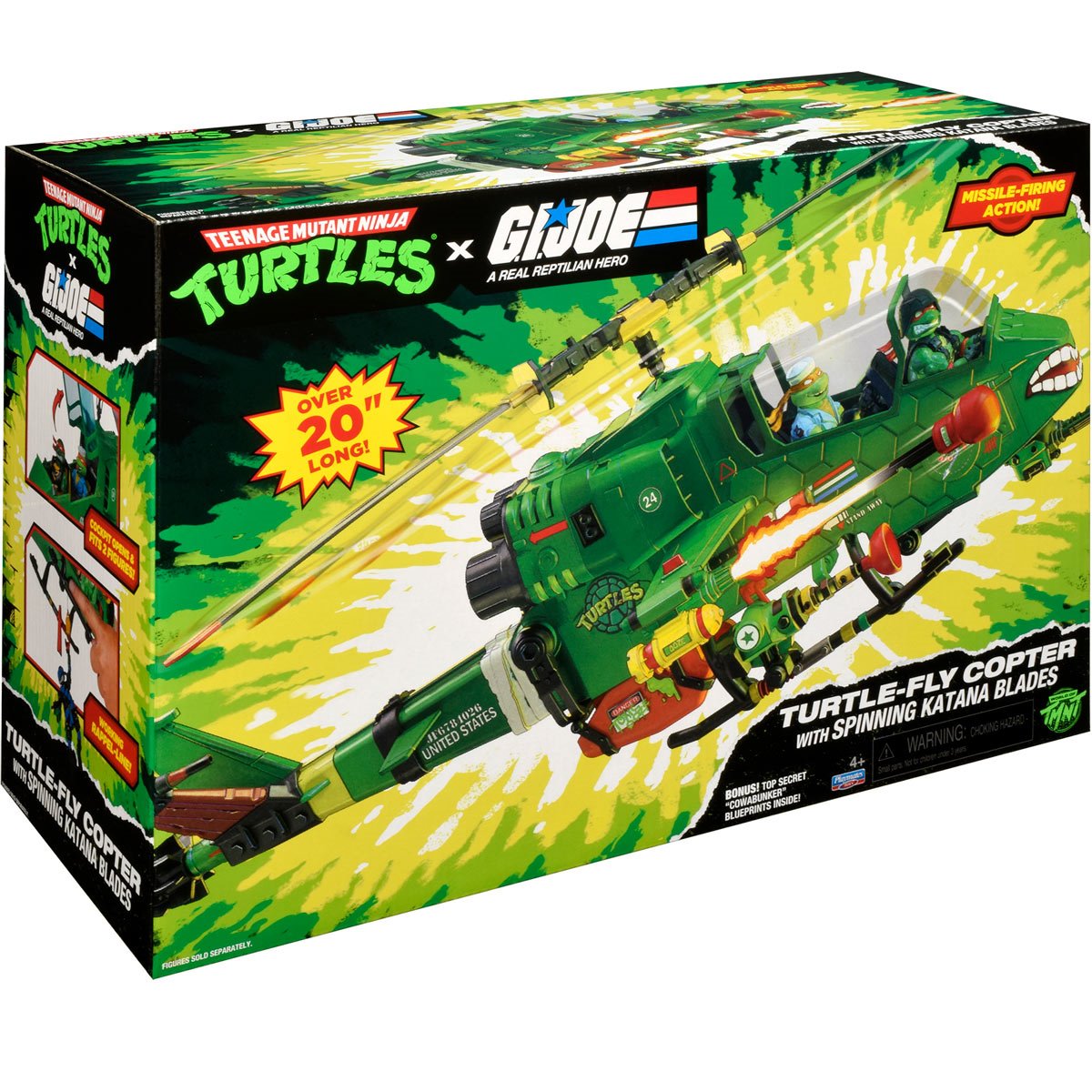 Pre-Order Teenage Mutant Ninja Turtles x G.I. Joe Mobile Strike Force Assault Copter US-IMPORT PL81931