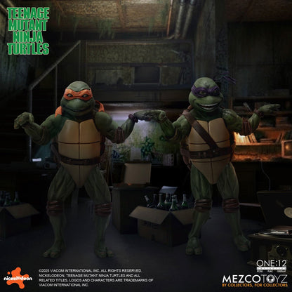 PRE-ORDER Teenage Mutant Ninja Turtles (1990 Movie) Deluxe One:12 Collective Boxed Set Action Figure MZ75516 US-IMPORT