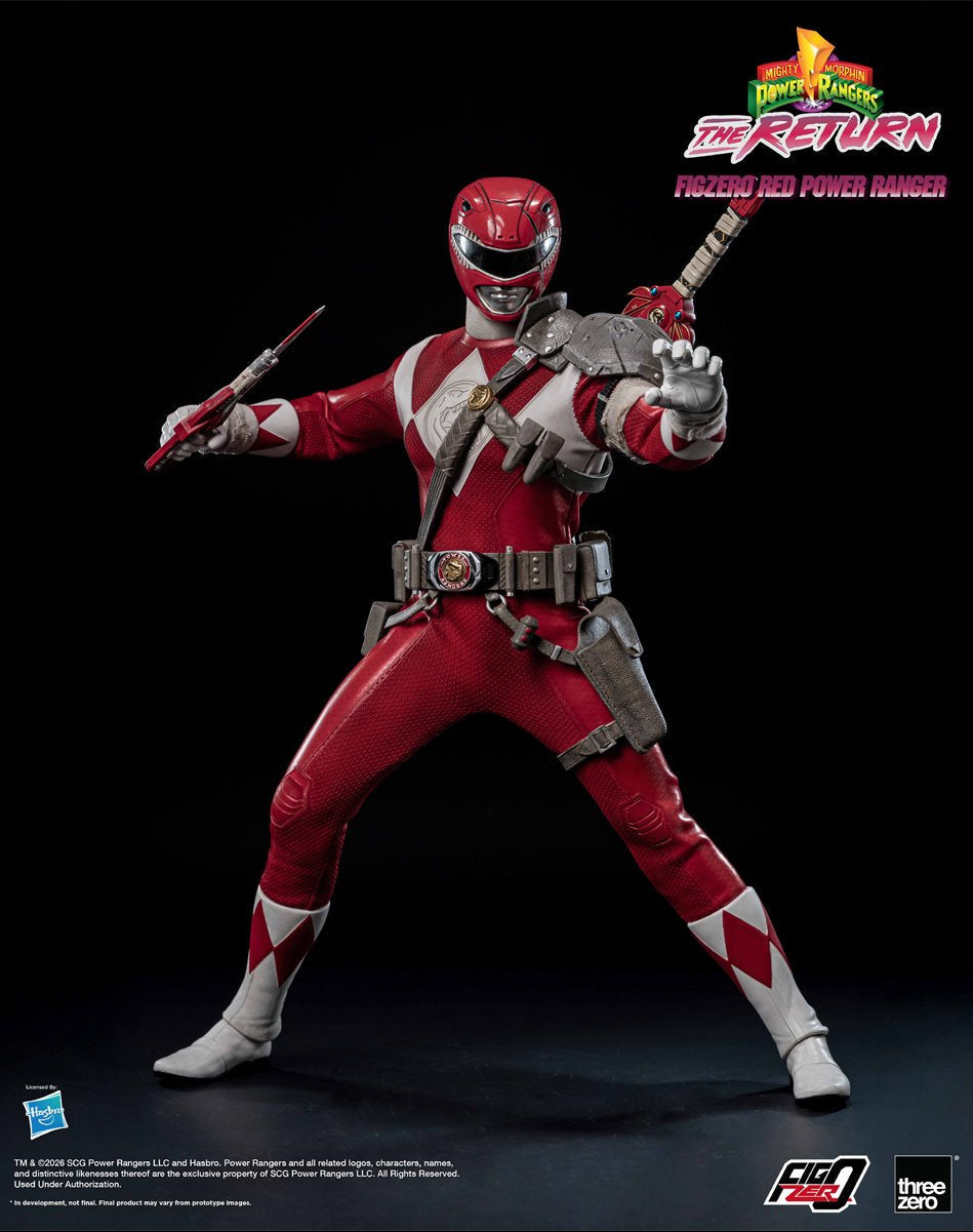 Pre-Order Mighty Morphin Power Rangers: The Return Red Power Ranger FigZero 1:6 Scale Action Figure TH3Z1020 US-IMPORT