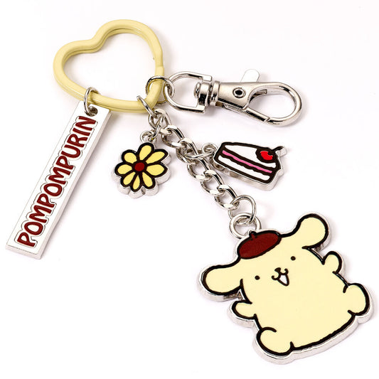 PRE-ORDER Hello Kitty Pompompurin keychain