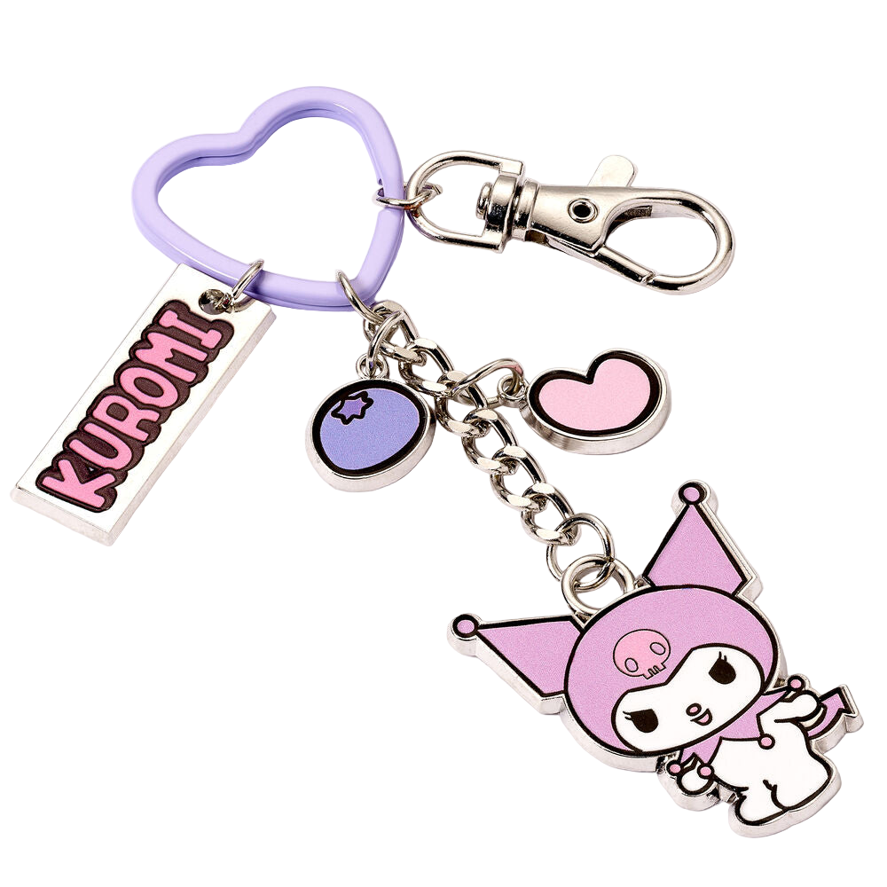 PRE-ORDER Hello Kitty Kuromi keychain