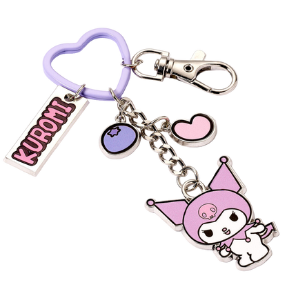 PRE-ORDER Hello Kitty Kuromi keychain