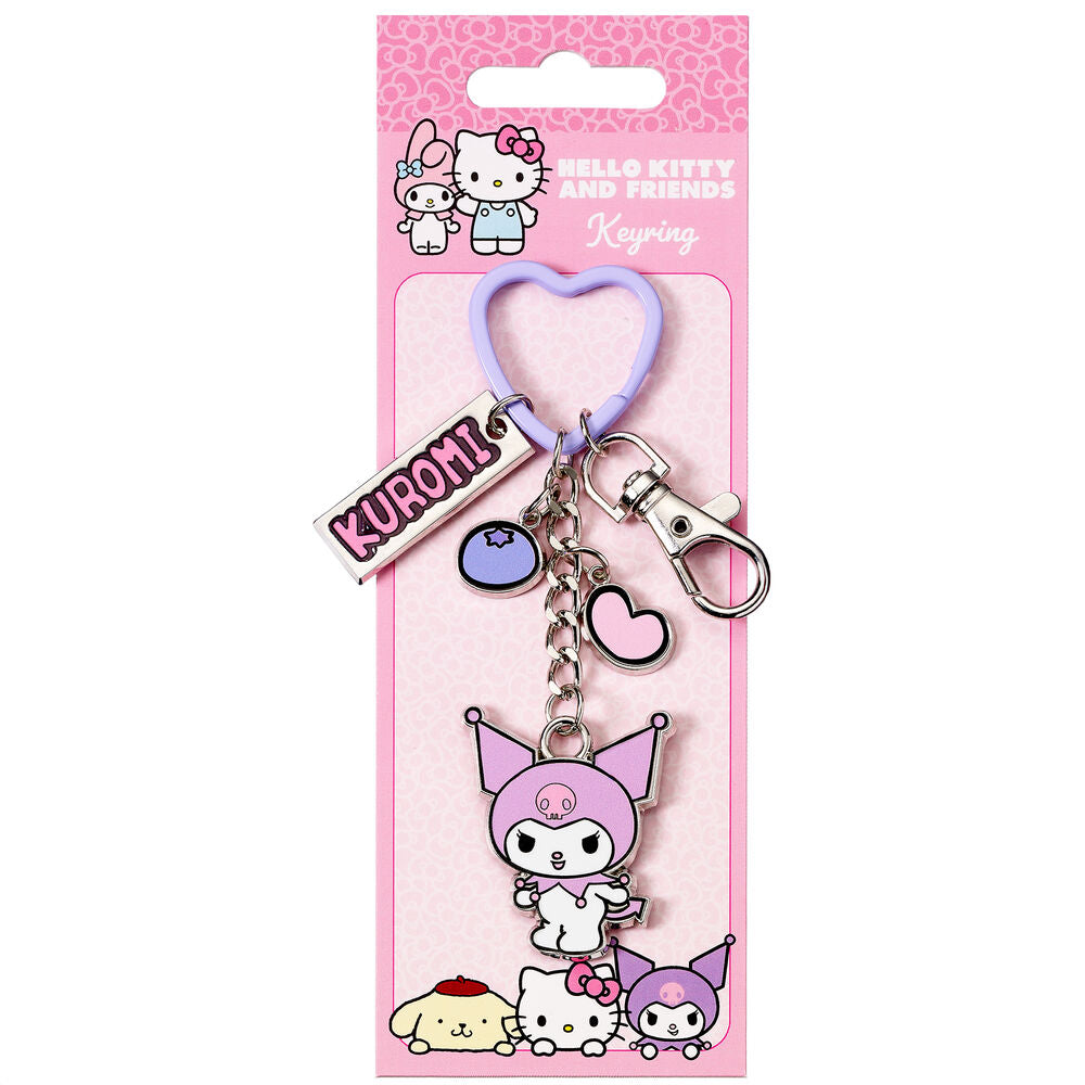 PRE-ORDER Hello Kitty Kuromi keychain